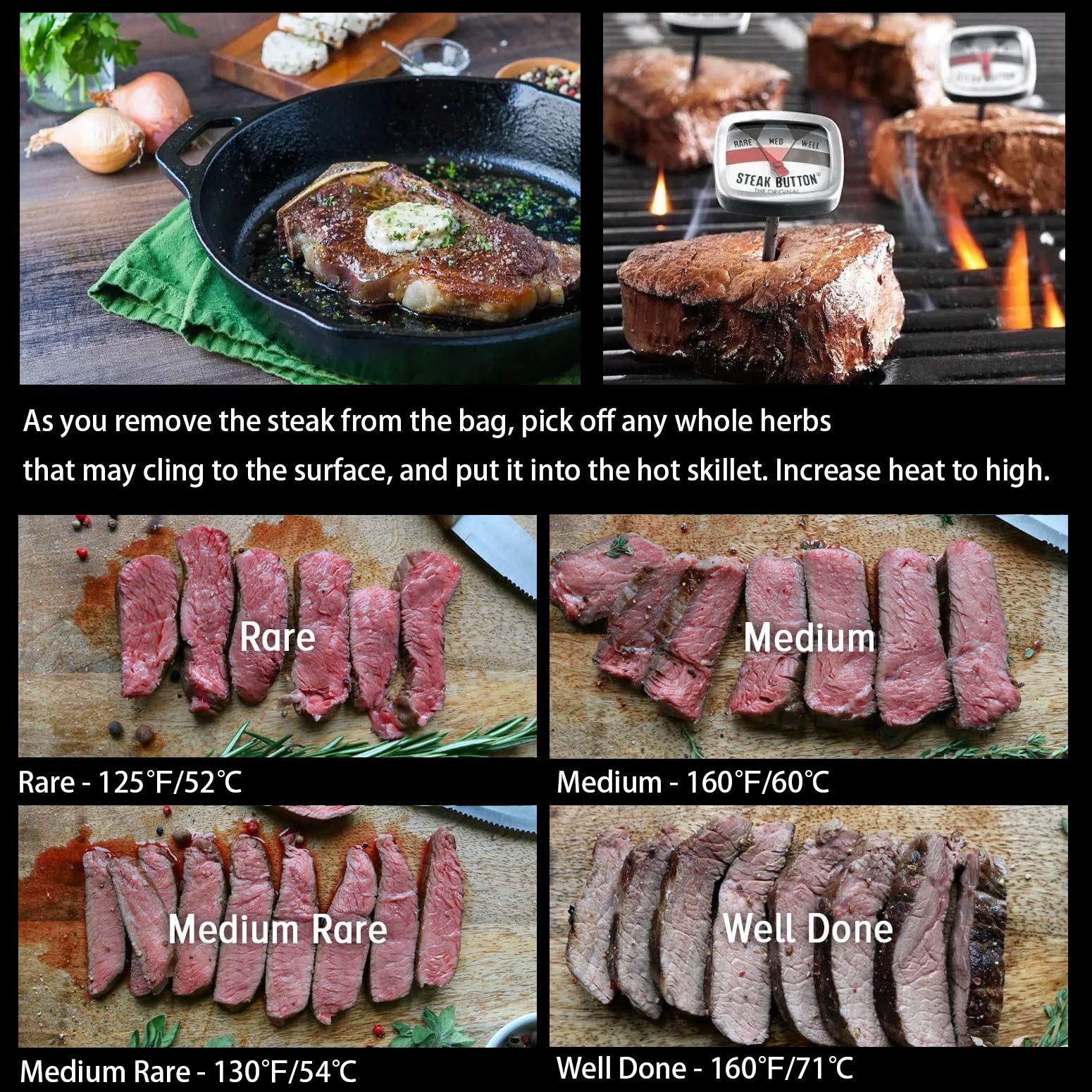 SEAYIN temperature tolerance from -40 to 210 °F for versatile cooking