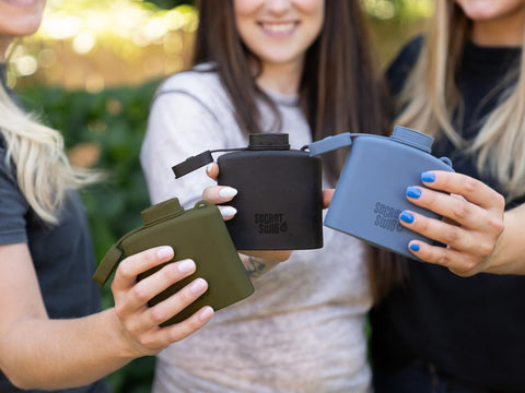 Secret Swig compact and durable silicone design