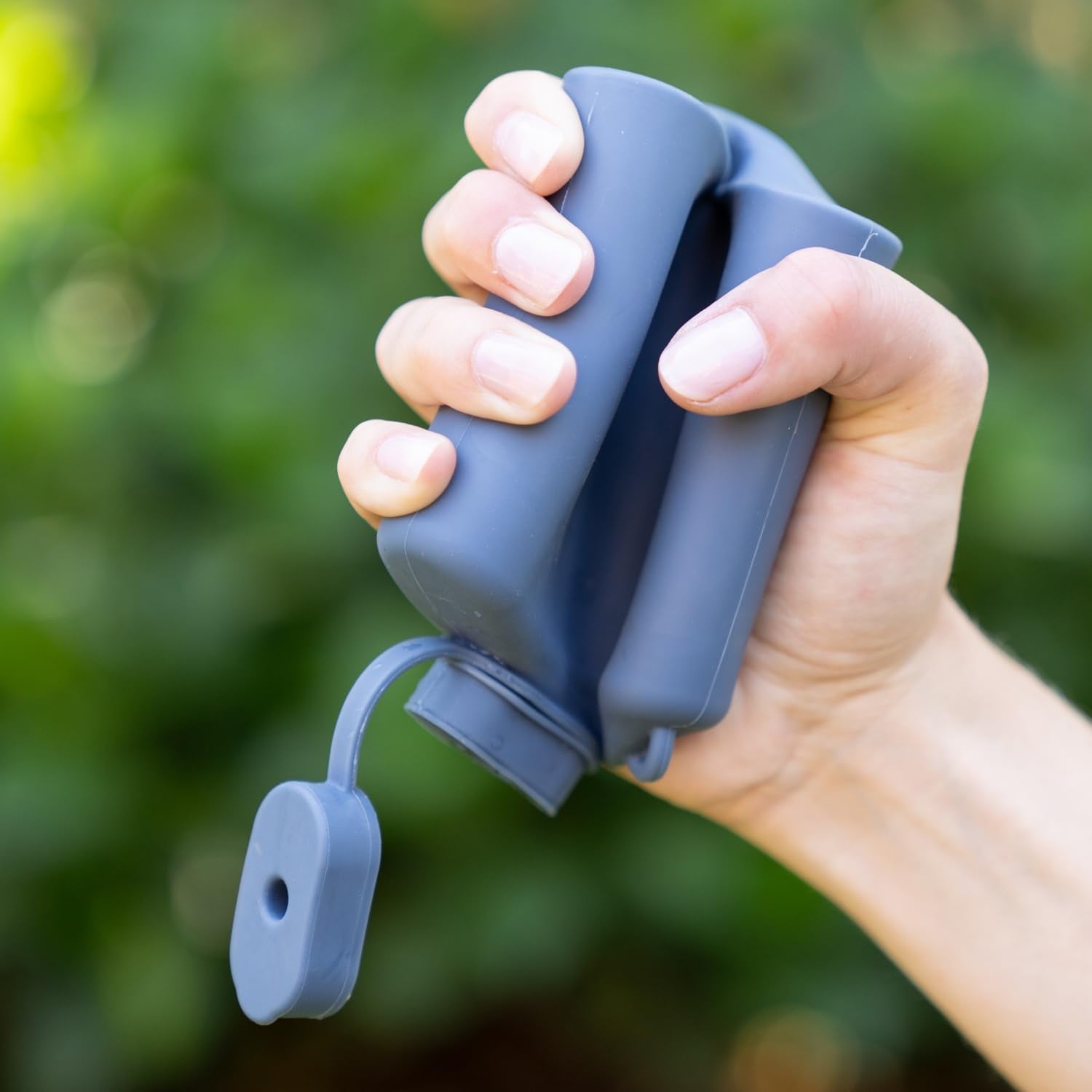 Secret Swig eco-friendly reusable flask reduces disposable plastic use.