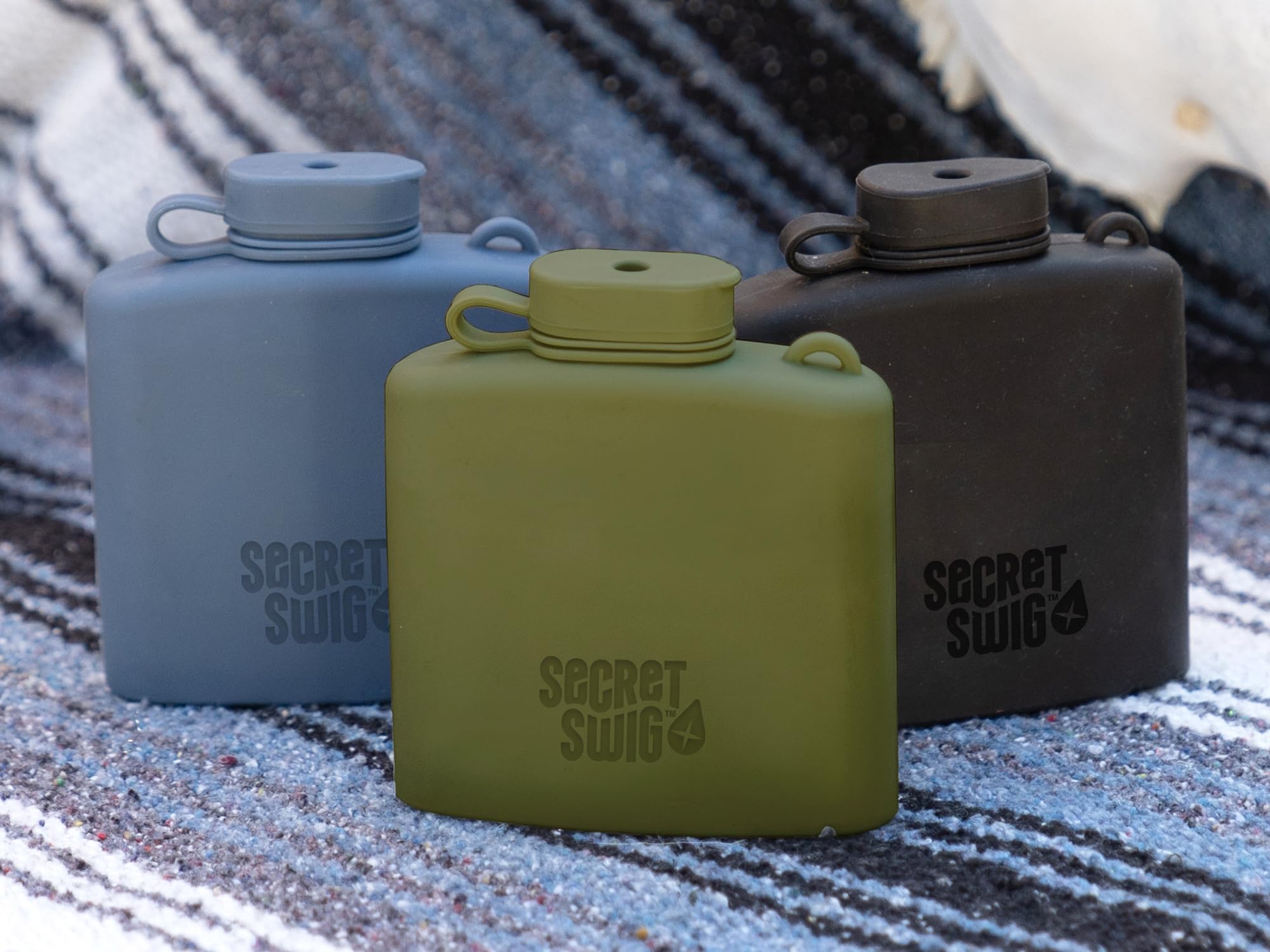 Secret Swig metal-free silicone material offers flexible use