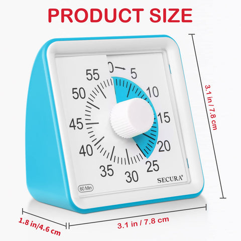Secura battery compartment access keeps the timer ready.