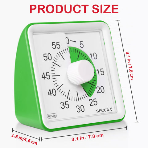 Secura timer ready for kitchen or office use