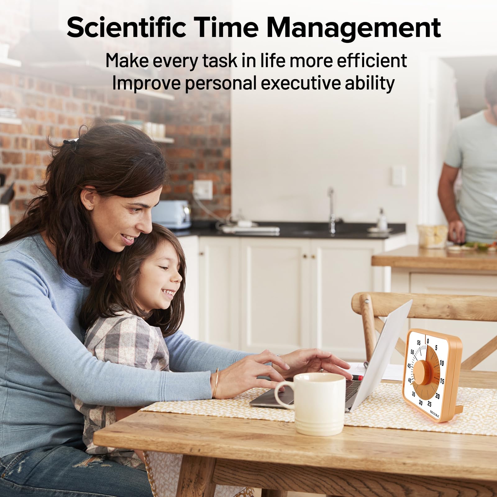Secura visual timer wall mount for desks and walls.