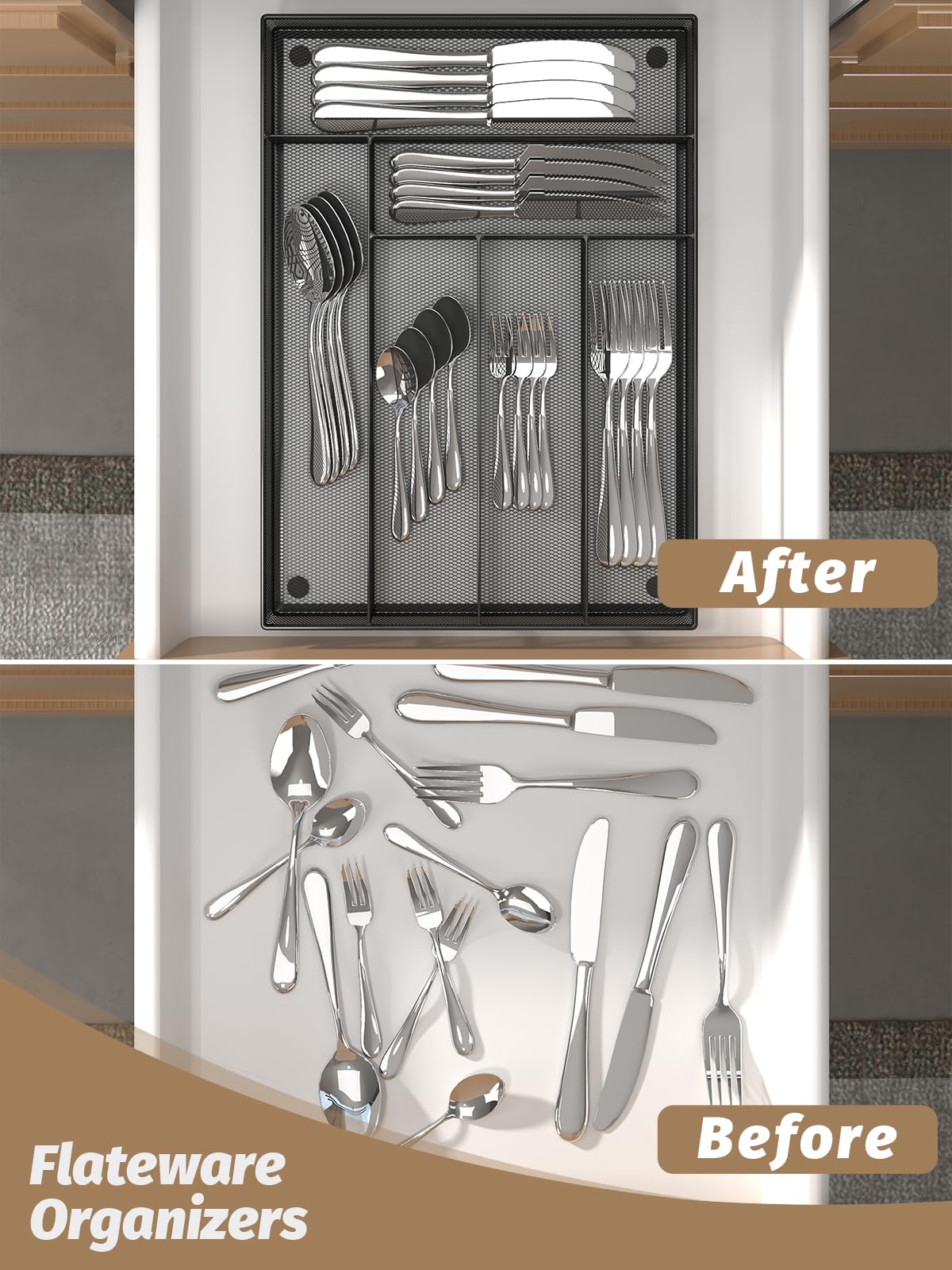 Sedegn multi-use organizer for kitchen, RV, and office tasks