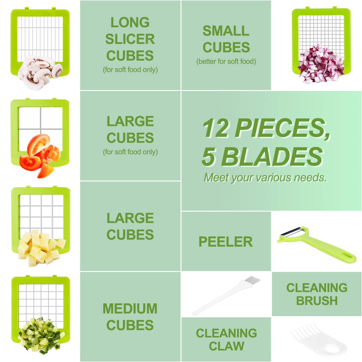 Sedhoom Direct fruit and vegetable chopper with container