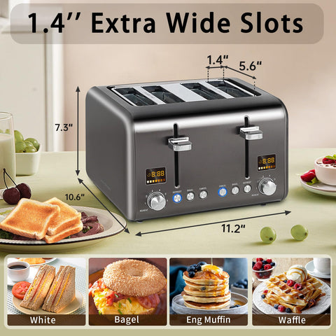 SEEDEEM seven-shade settings dial lets you pick your toast shade.