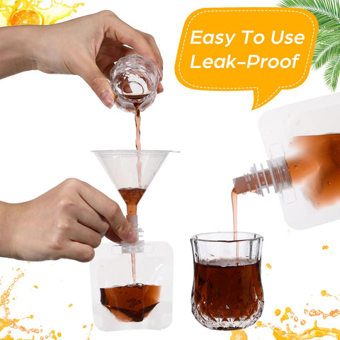 Seeloowy squeeze pouches for easy pouring and mess-free transfers.