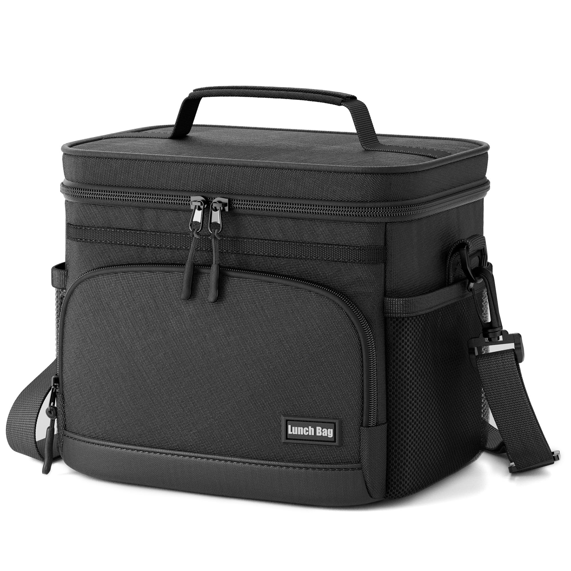 Seeseven insulated lunch bag top opening for quick, organized meals on the go.