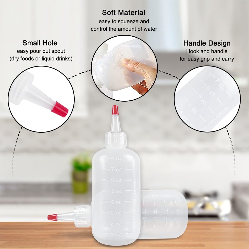 seewavom kitchen condiment bottle with twist cap for controlled pouring.