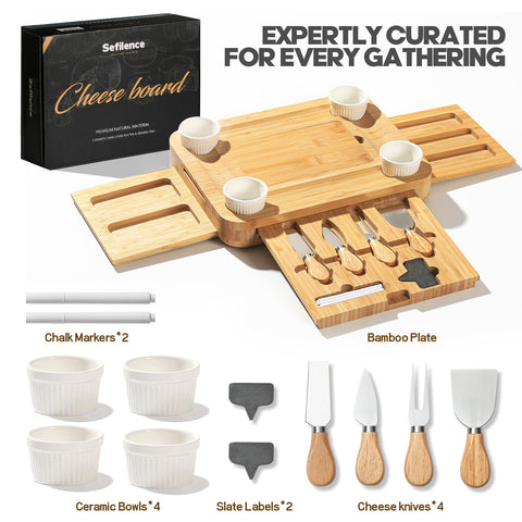 SEFILENCE bamboo board with silicone seal ensures airtight freshness
