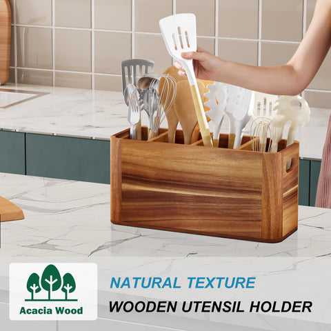 Segtenant large-capacity utensil holder fitting 30–40 utensils.