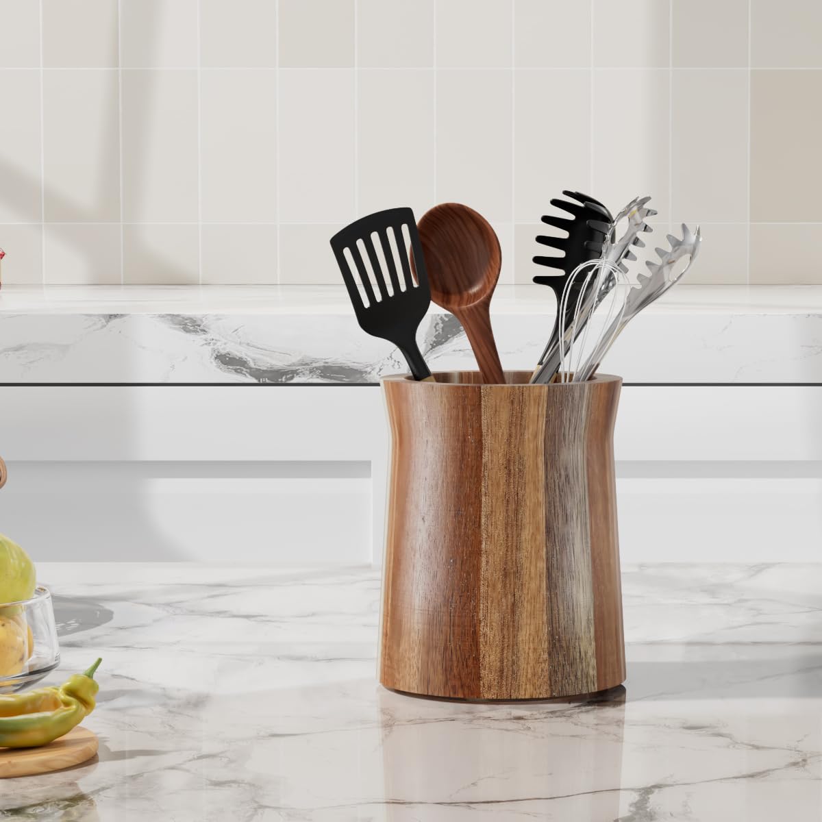 Segtenant Utensil Holder makes a thoughtful gift for home chefs.