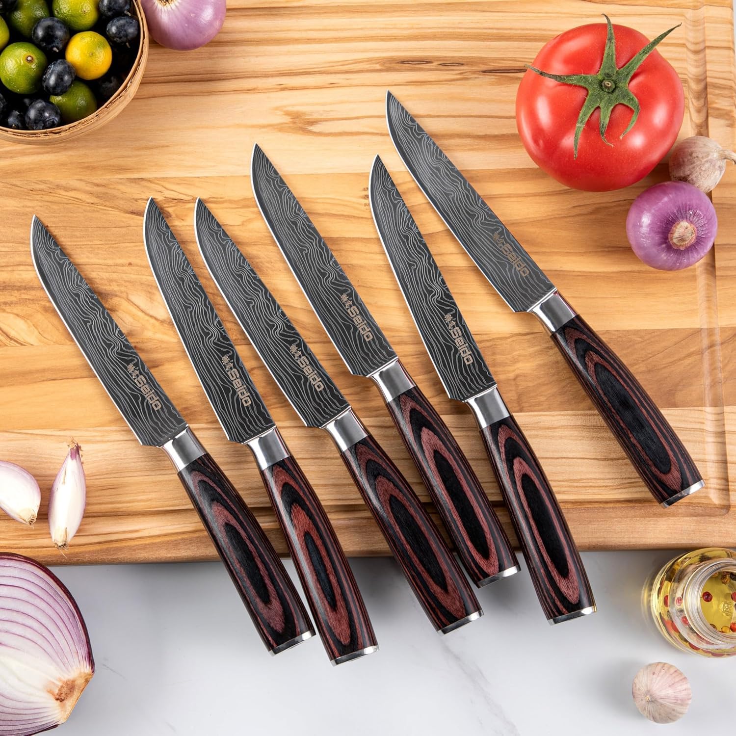 Seido Knives 8-inch chef knife ideal for versatile prep