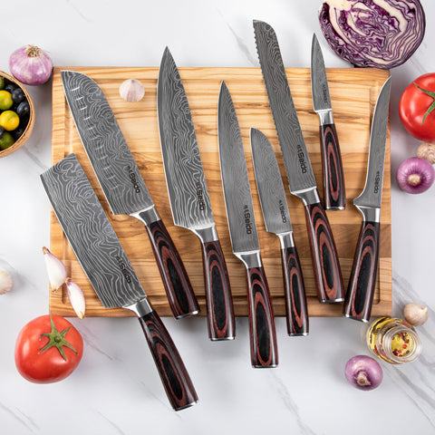 Seido Knives Boning knife shape close-up for precise deboning tasks.