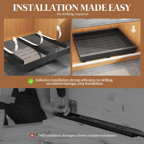 Seinloes deep storage design maximizes cabinet space