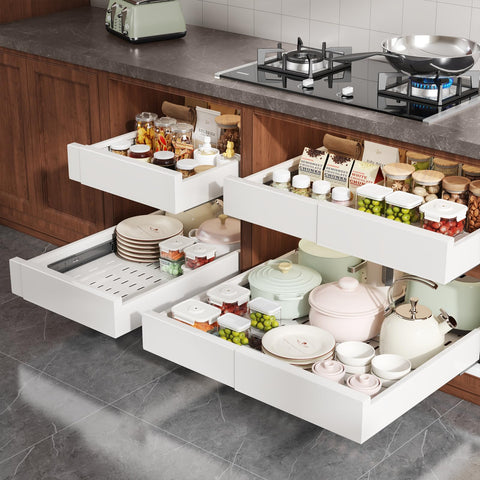 Seinloes kitchen organization access in a cabinet