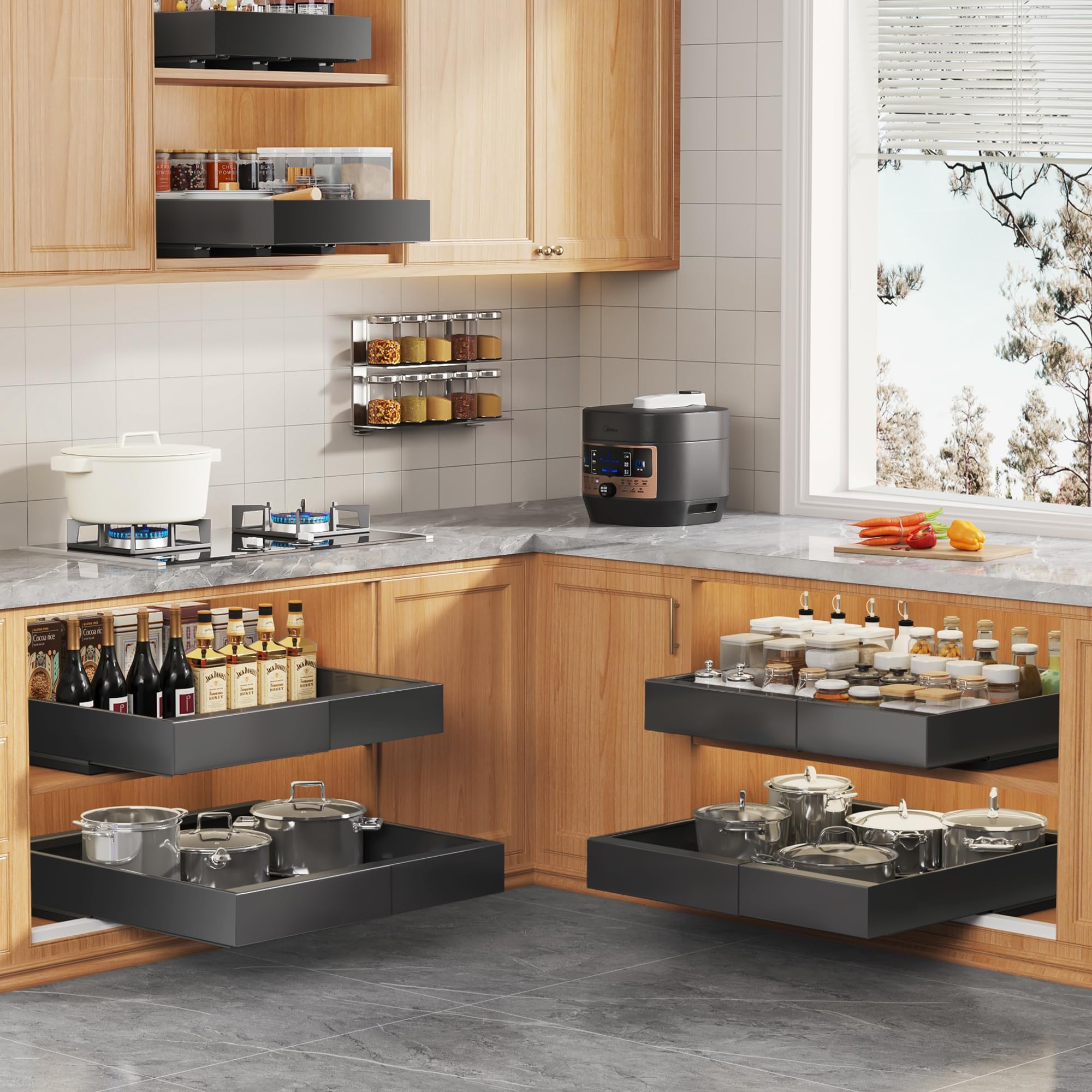 Seinloes raising pad feature enabling damage-free, tool-free installation.