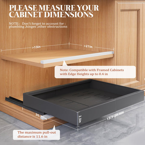 Seinloes raising pads provide universal cabinet compatibility