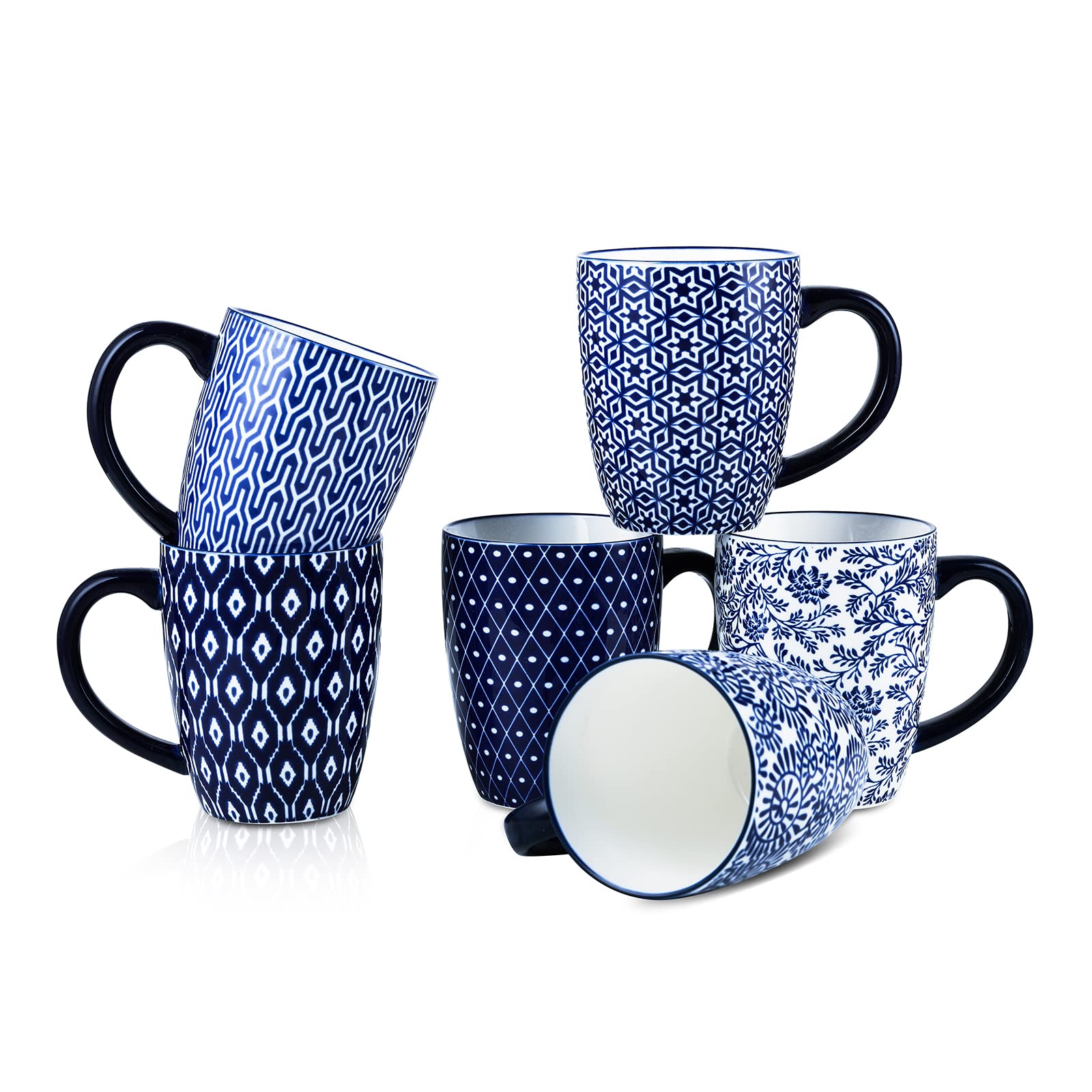Selamica 16oz porcelain mug set for daily coffee and tea rituals.