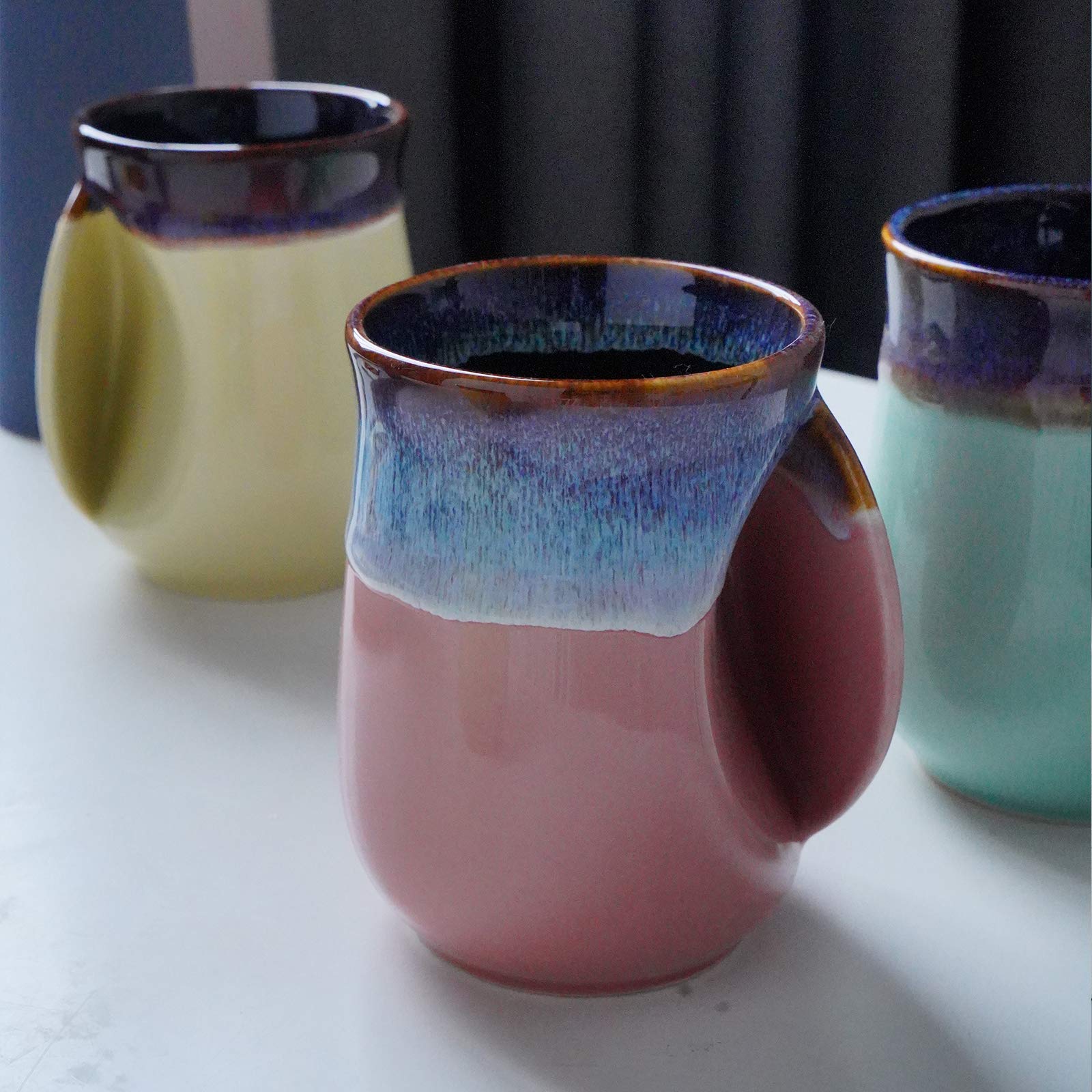 Selamica microwave and dishwasher safe mug for easy daily use.