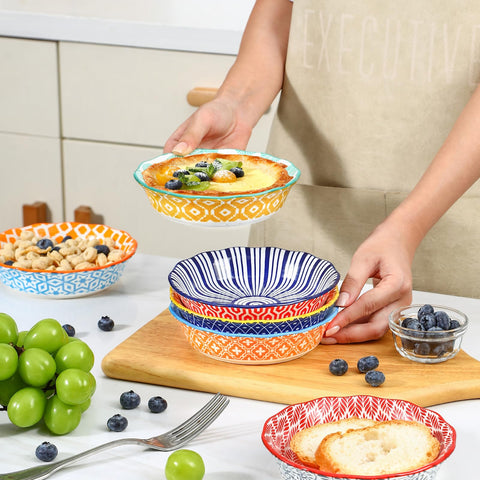 Selamica 6-inch pans are oven-safe for baking and reheating meals.