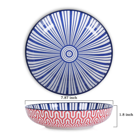 Selamica pasta bowls with wide shallow design ideal for reheating and plating.