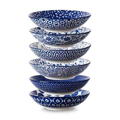 Selamica 9-inch bowl designed for pasta with ample 40oz capacity.