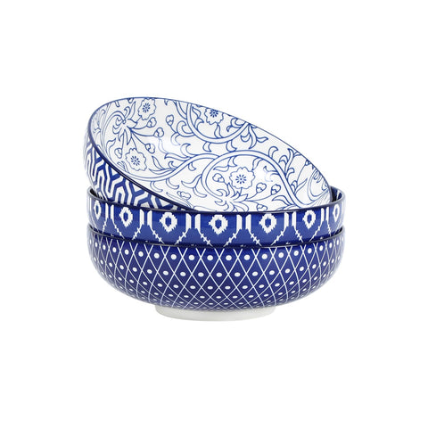 Selamica set of 3 9.5-inch bowls for family meals