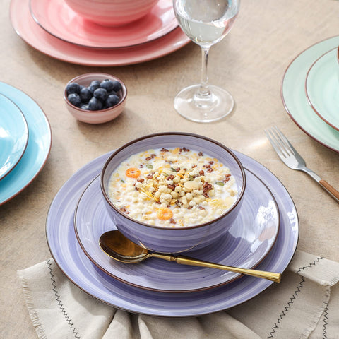 Selamica 24-ounce bowls suitable for soups, cereals, and salads.