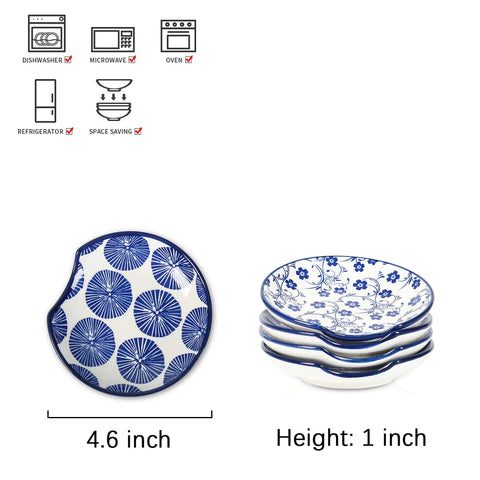 Selamica spoon rest stackable design saves counter space while cooking