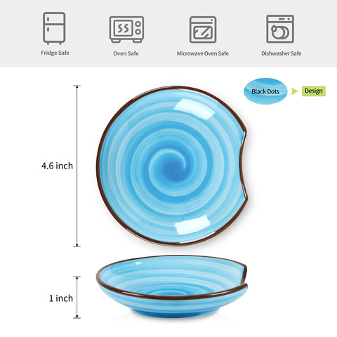 Selamica spoon rest stackable design saves space on the countertop.