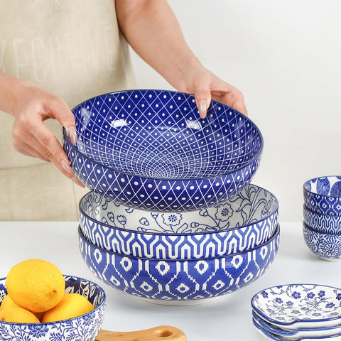 Selamica stackable bowls save cabinet space