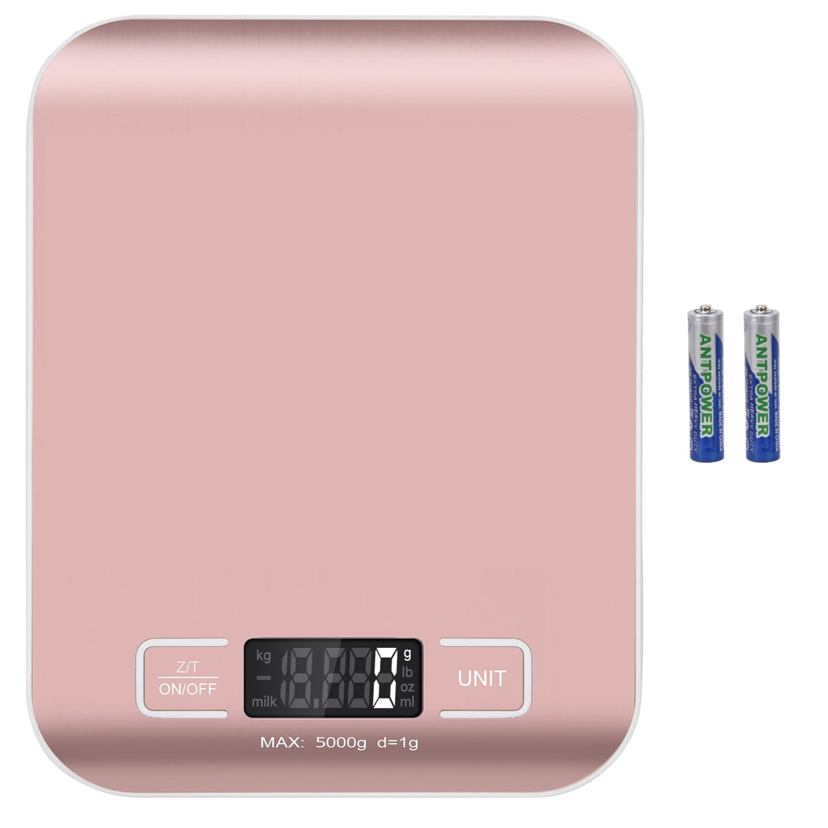Selegere digital shipping scale with rose gold panel for precise postal weighing.