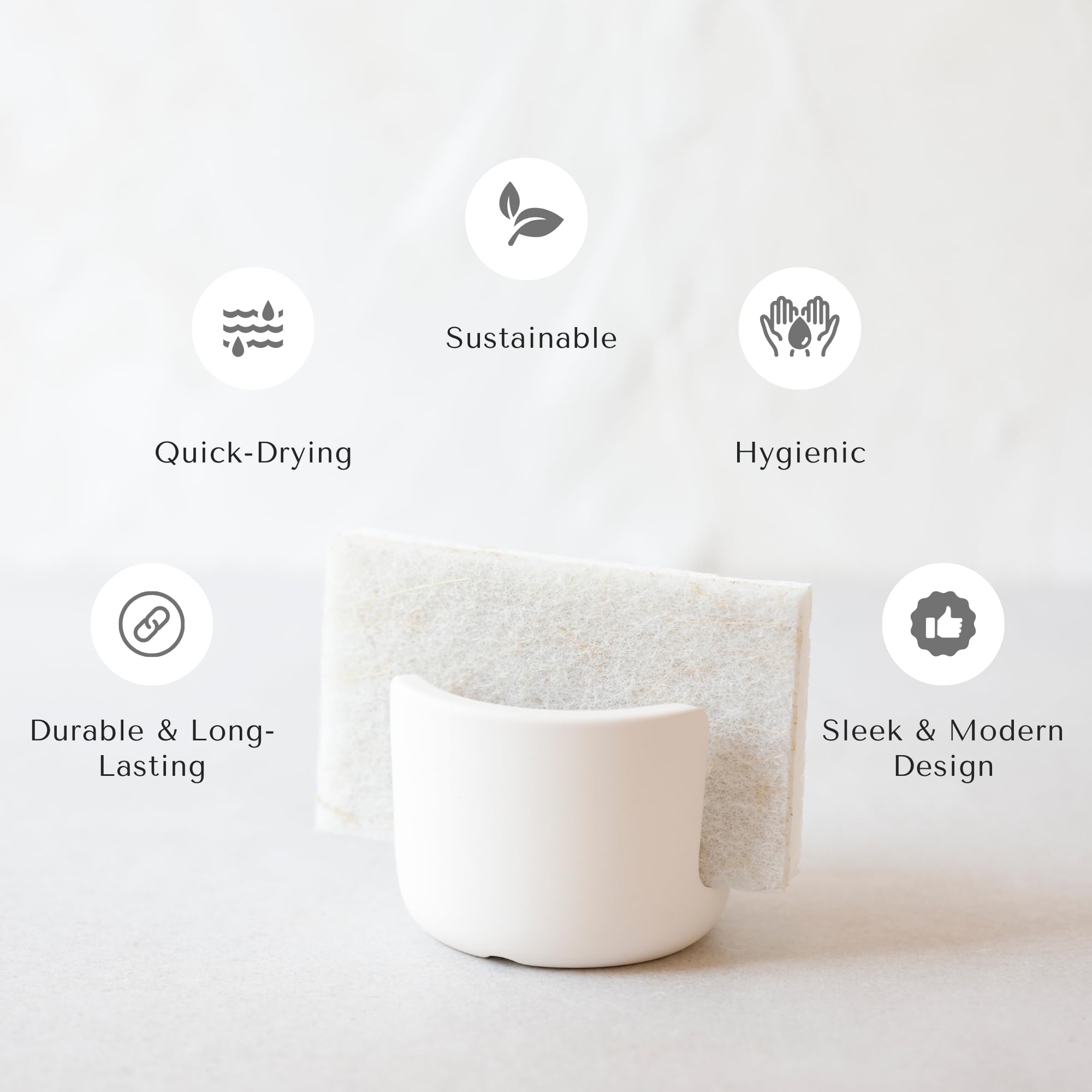 Selegna drying rack on counter highlights modern design and practical use.