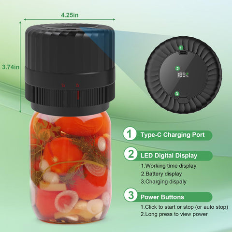 SelePow VP06+ wide-mouth lid kit helps complete sealing for bulk jars