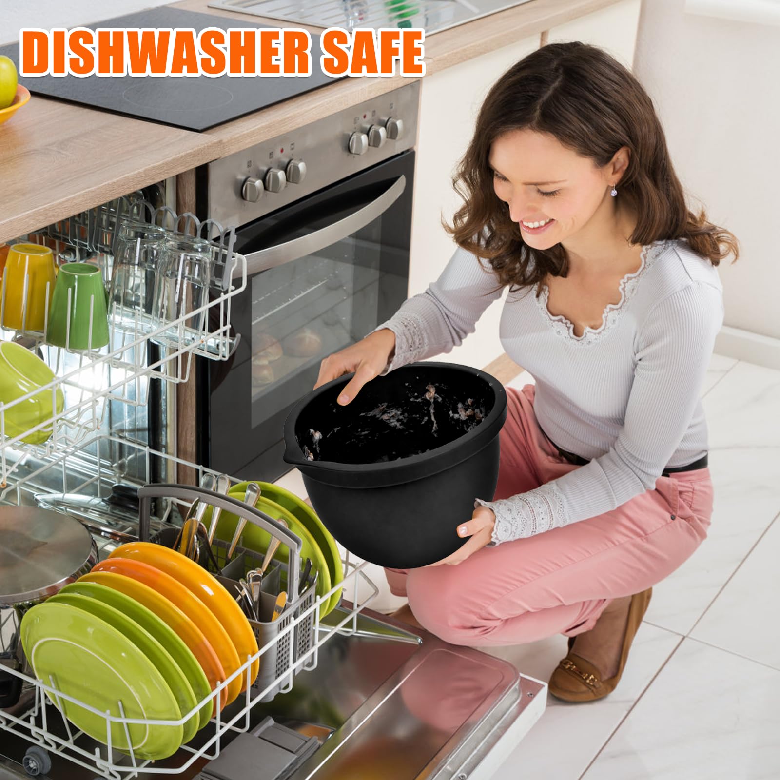SelfTek easy-clean liner simplifies post-cooking cleanup with soap and water wash.
