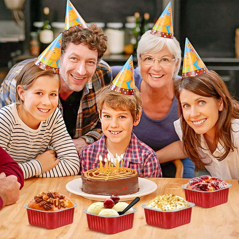 Selizo mini cake pans ideal for parties, picnics, and easy cleanup.