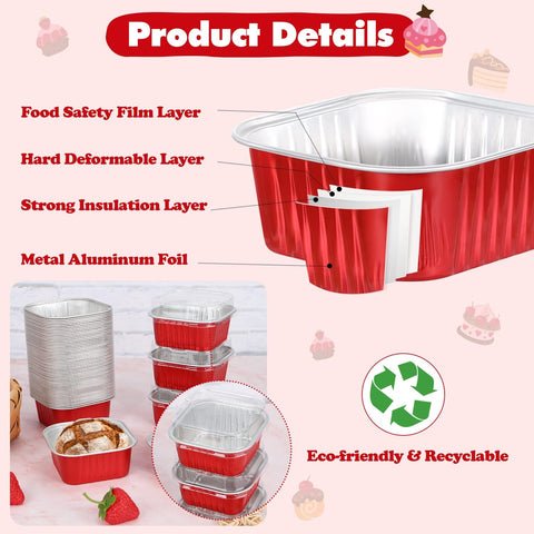 Selizo thick food-grade aluminum pans for oven and fridge use.