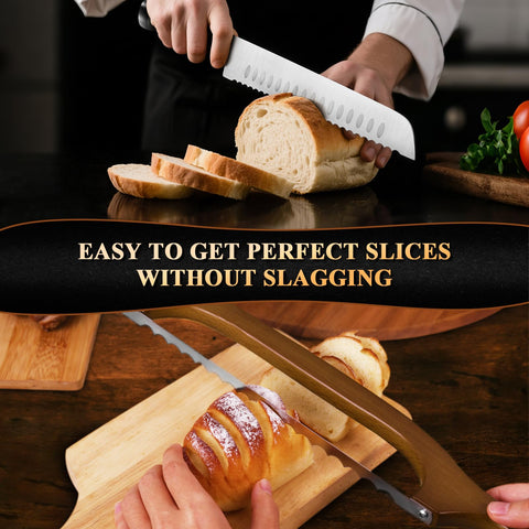 SeLucky anti-stick dimples reduce dough sticking for clean cuts