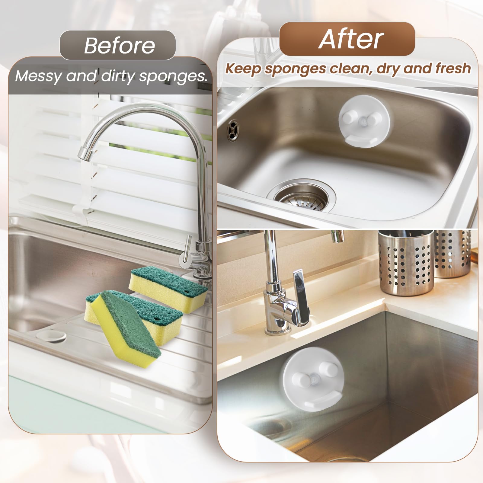 Semcide sponge holder is dishwasher safe for easy cleaning