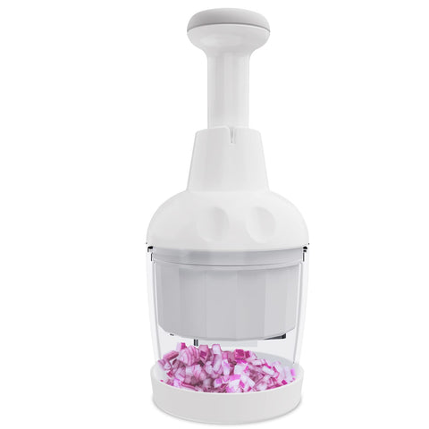 Semcide Food Chopper close-up of handle and blade for efficient prep