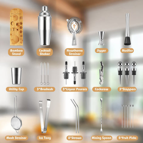 Semderm 18/8 stainless steel shaker for smooth mixing.