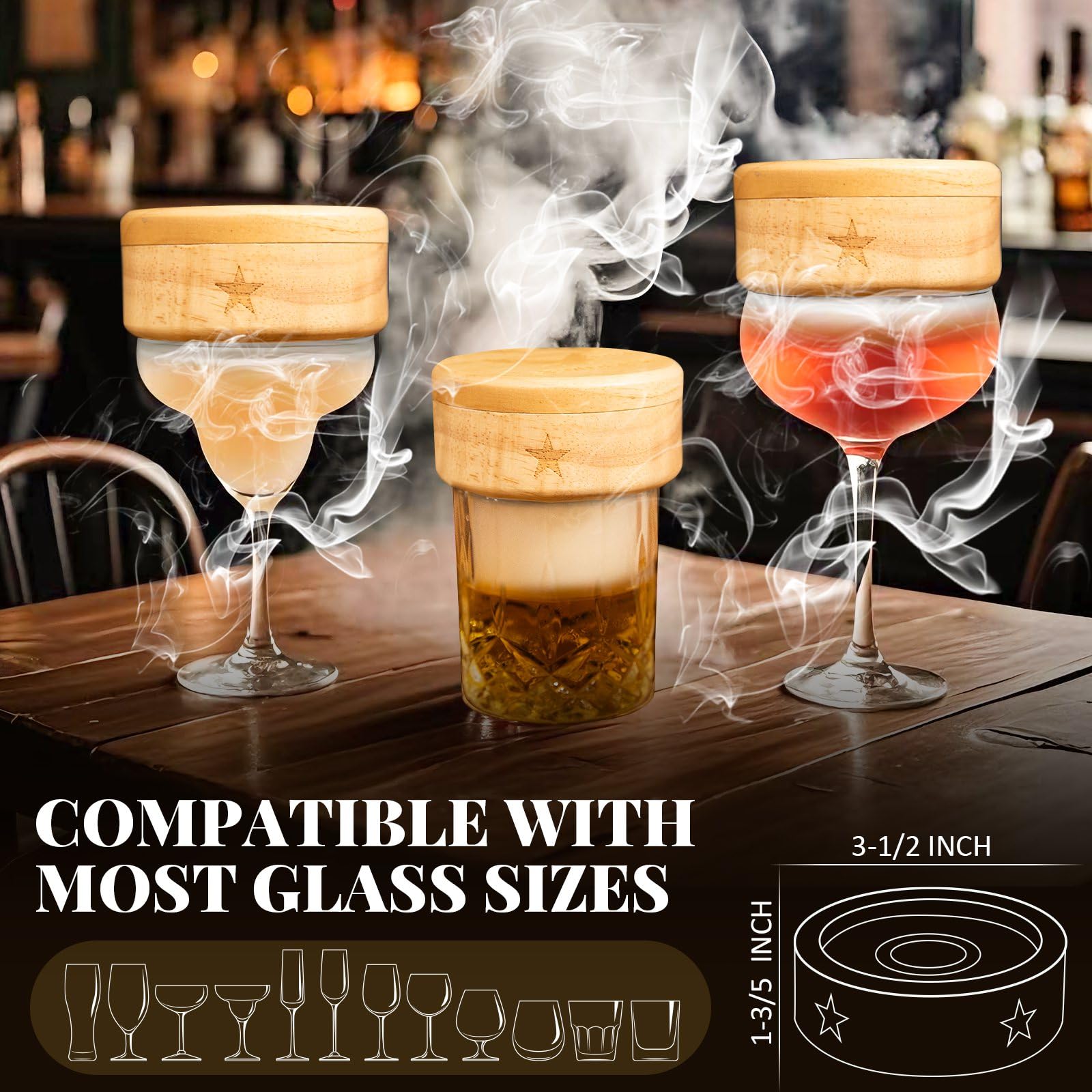 Semderm two glasses set for elegant serving