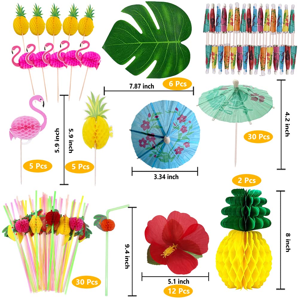 SEMETOR pineapple cupcake toppers add tropical sweetness to treats