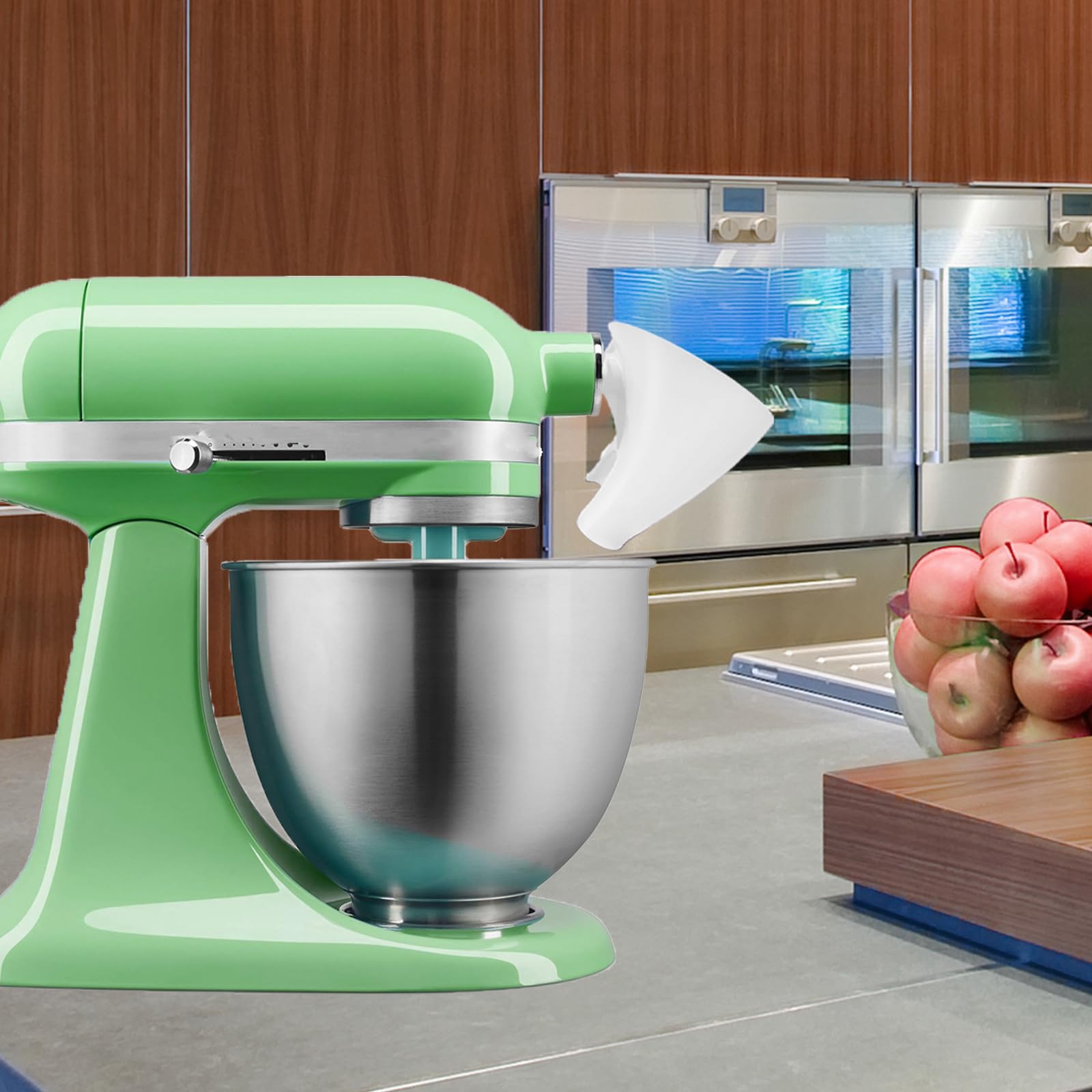 Semihacker dual-function tool stores flour, sugar, or oil between mixes.