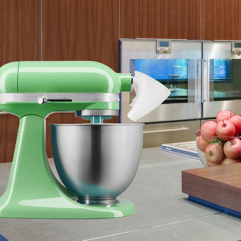 Semihacker dual-function tool stores flour, sugar, or oil between mixes.