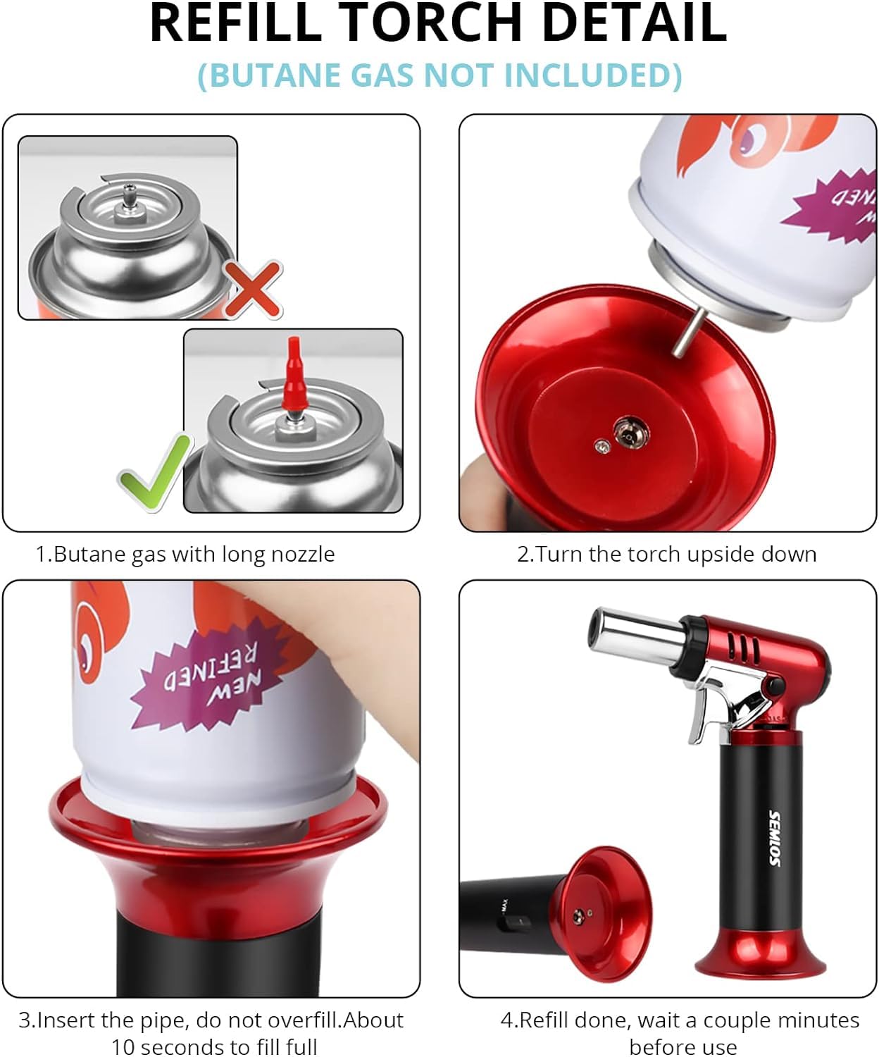 Semlos continuous flame mode frees your hands