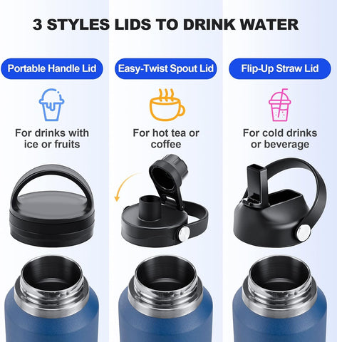 SENDESTAR 40oz bottle flex cap ready for beach and outdoor use.