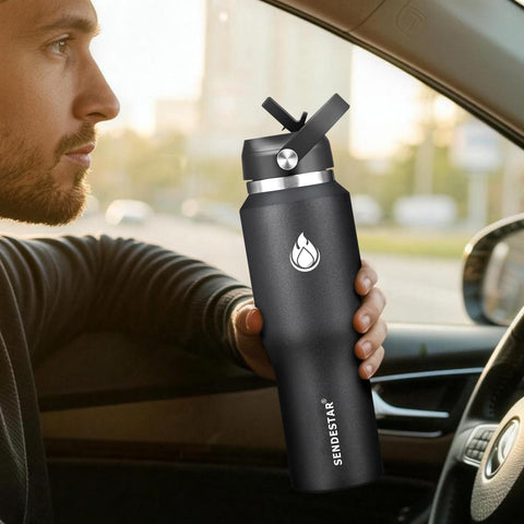 Includes extra straws and cleaning brush for maintenance