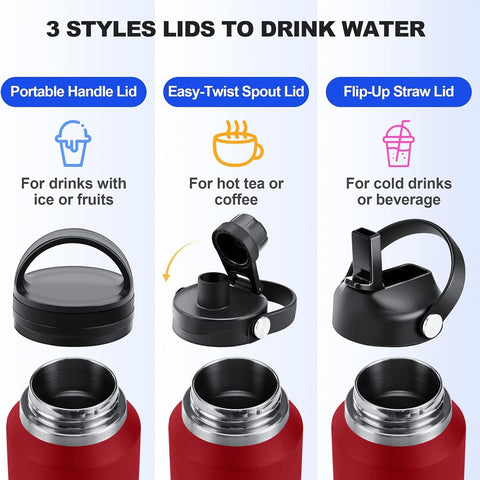 SENDESTAR straw lid with flex handle enables easy sipping